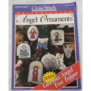 Cross Stitch & Country Crafts Prize Winning Angel Christmas Holiday Ornaments